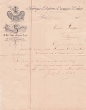 75 PARIS manufacturer SAJOU 1898 haberdashery