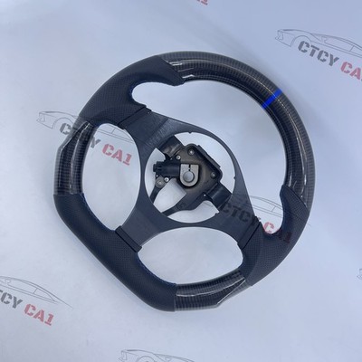 Real Carbon Fiber Steering Wheel Fit Mitsubishi Lancer Evolution EVO 7 8 9 02-07
