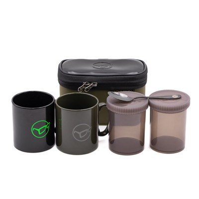 Korda Compac Tea Set 2 piece - Tassen, Becher zum Ansitzangeln, Tassen, Zubehör