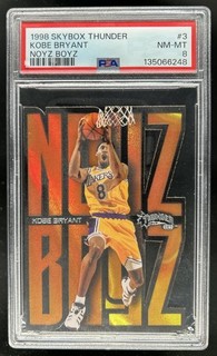 1998 99 Skybox x Thunder Kobe Bryant Noyz Boyz #3NB PSA 8 Lakers