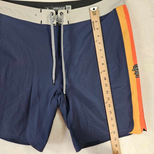 Rip Curl Mirage Uomo 3-2-One Ultimate 19" Boardshort Phantom Cordura Nuoto/Surf - Foto 4 di 13