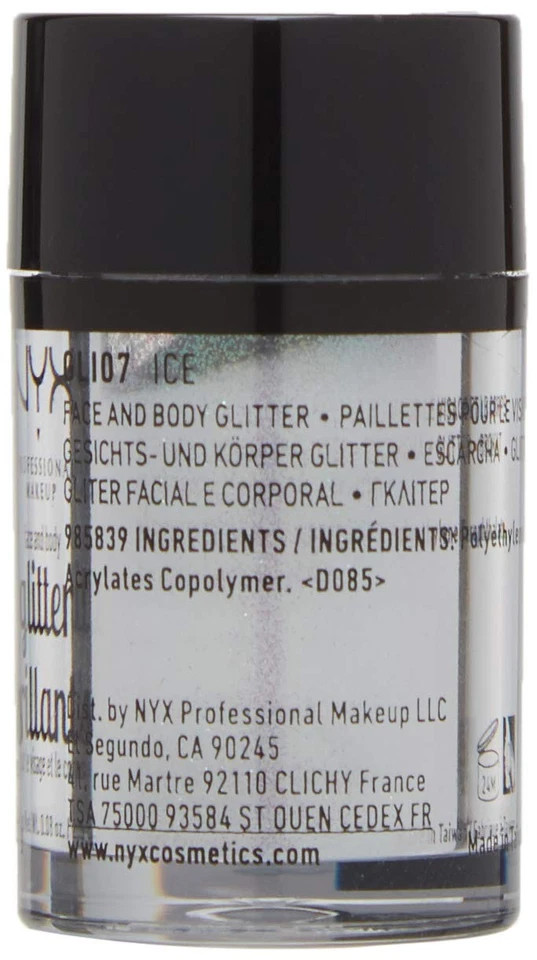 NYX Face and Body Glitter 0.09 Ounce Loose Glitter with Primer Shine Bright - Image 2 of 4