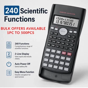 Calculatrice scientifique Bureau électronique 12 Les examens d'école de chiffres Gcse avec des lots d'uk