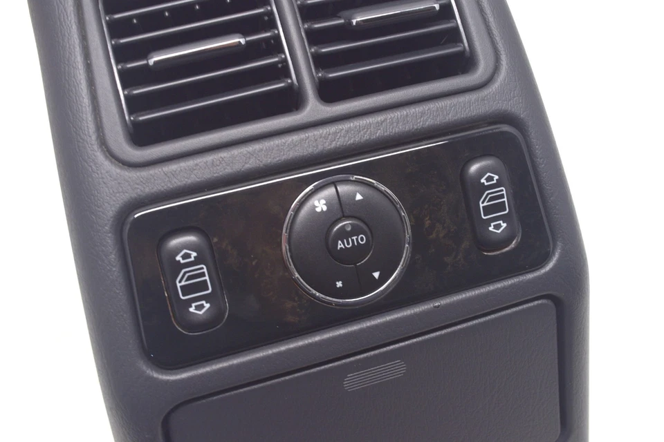 02-05 Mercedes W163 ML 350/500 Consola central trasera con climatizador calentador de aire acondicionado Foto 3 de 4