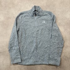 The North Face Jacket Womens XL Vintage Pullover Outdoor Fleece Sweatshirt, Grey