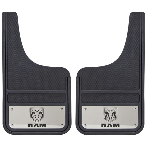 PLASTICOLOR Ram Heavy Duty Front 12 X 23 Mud Guards, 12