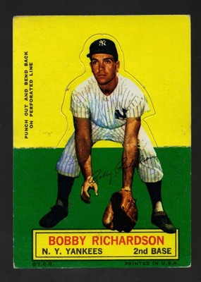(76041) 1964 Topps Stand-Ups Bob Richardson VG Yankees