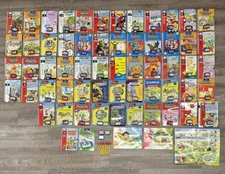 LeapPad LeapFrog Learning System 58 Games-Cartridges-Books Plus More-1 Case Lot