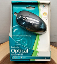 Logitech USB Wired Optical Mouse Black, Model 931369-0403