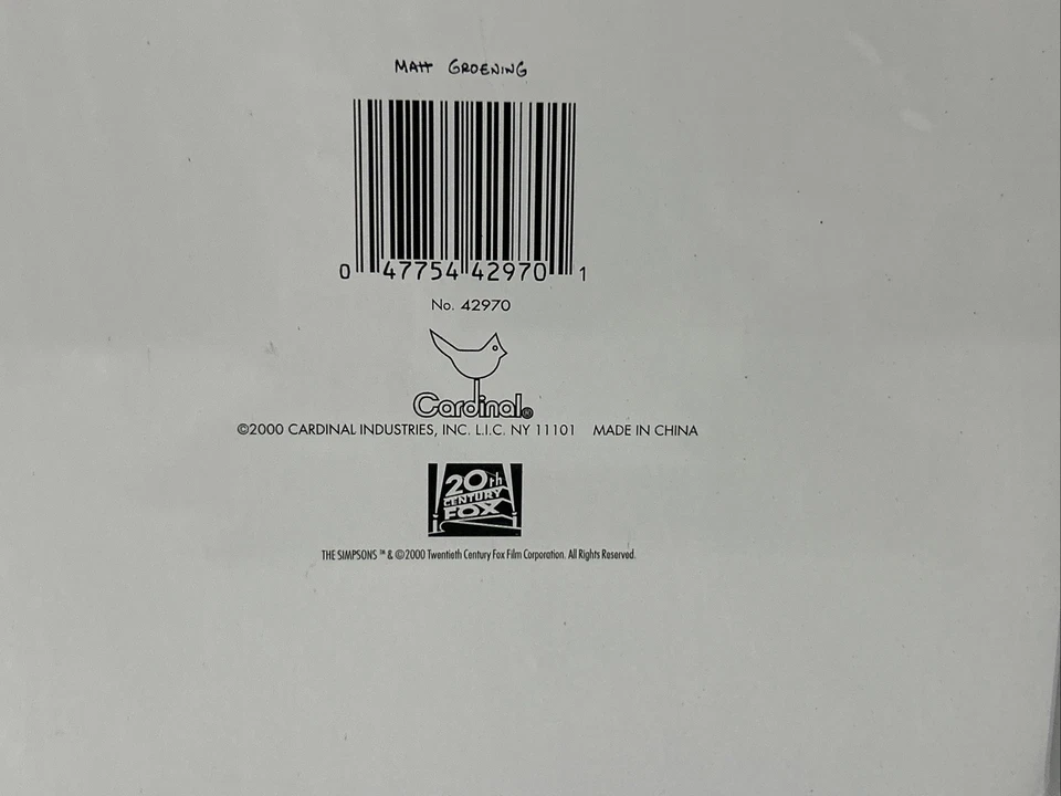 The Simpsons Trivia Game in Collector Tin 2000 Matt Groening - Complete - G/VGC - Image 3 of 4