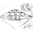 UFO 8X10 SIGNED PHOTO AUTOGRAPH BOB LAZAR AREA 51 FLYING SAUCER POSTER REPRINT