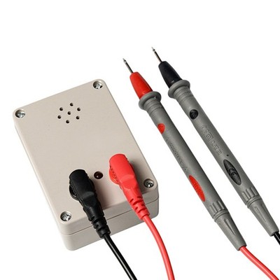9V Continuity Tester with Replaceable Battery LED Buzzer for Wire PCB Testing