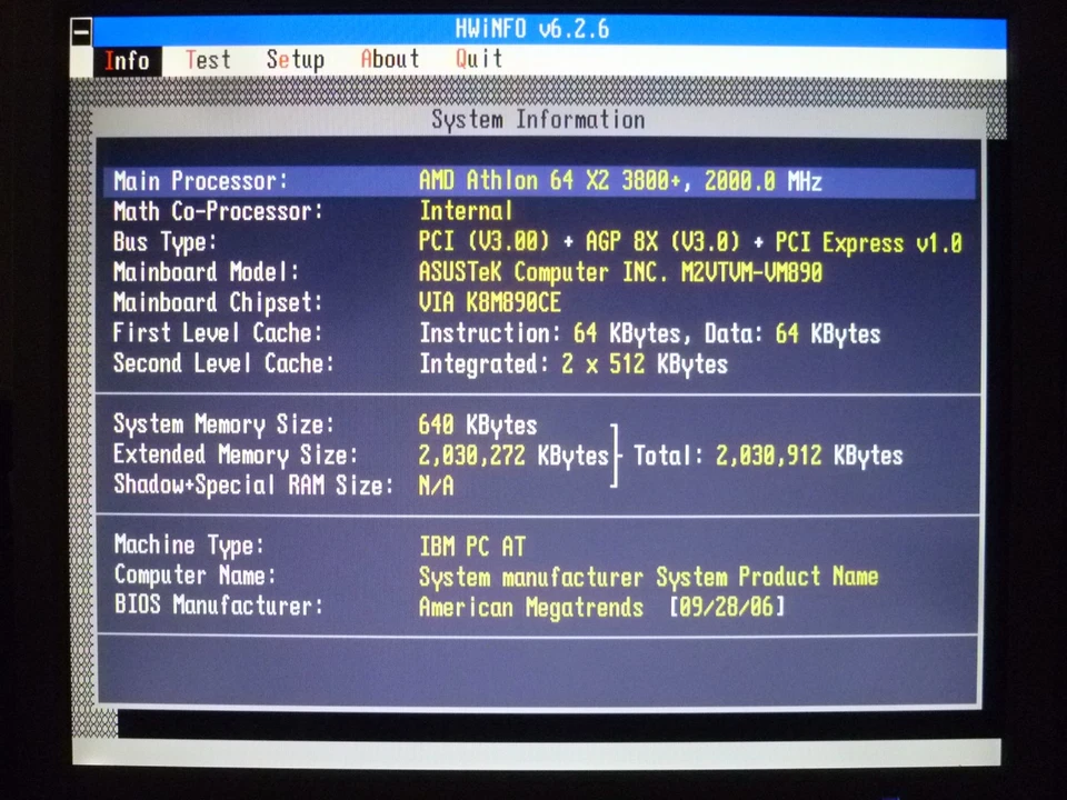 Scheda madre ASUS M2V-TVM Socket AM2 funzionante [OJS1O] - Immagine 2 di 4
