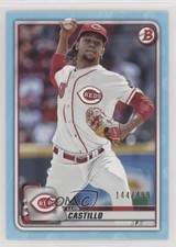 2020 Bowman Sky Blue 144/499 Luis Castillo #56 1u6