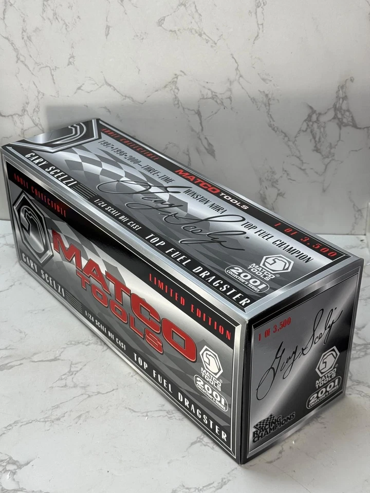 Matco 1:24 Racing Champions 2001 Winston Gary Scelzi Top Fuel Dragster Rojo V Foto 3 de 4