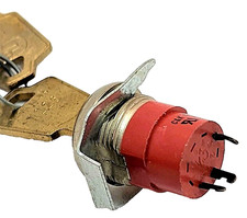 Kit De 2 Cajas De Interruptor De Teclas De Acero - Para Puertas De Garaje, Obturador O Seguridad, Con 4 Llaves