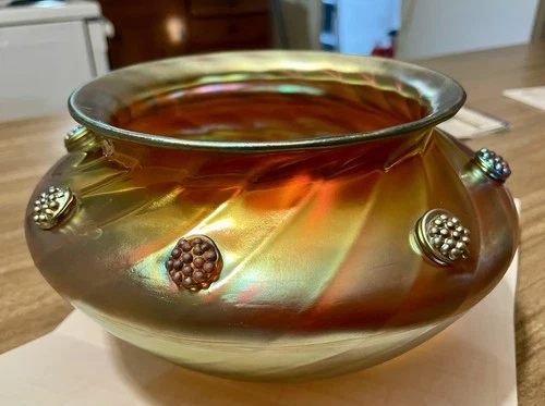 Steuben Aurene Bowl
