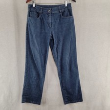Eileen Fisher Womens Jeans Straight 5 Pocket Size Small Blue Denim Made in USA