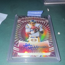 Panini Illusions Superlatives John Jefferson Autograph San Diego Chargers