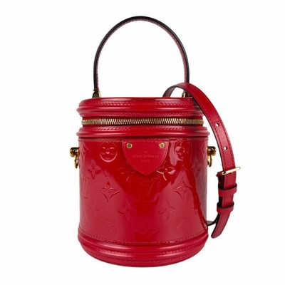 Louis Vuitton Monogram Vernis Cannes Shoulder Bag Rouge Red