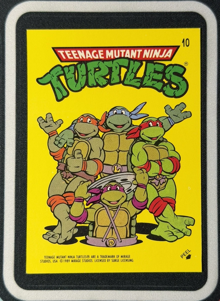 25+ Teenage Mutant Ninja Turtles Topps Collectable Trading Cards