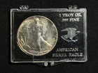 1988 American Silver Eagle 1 Oz .999 Fine Silver Toned Bullion Coin