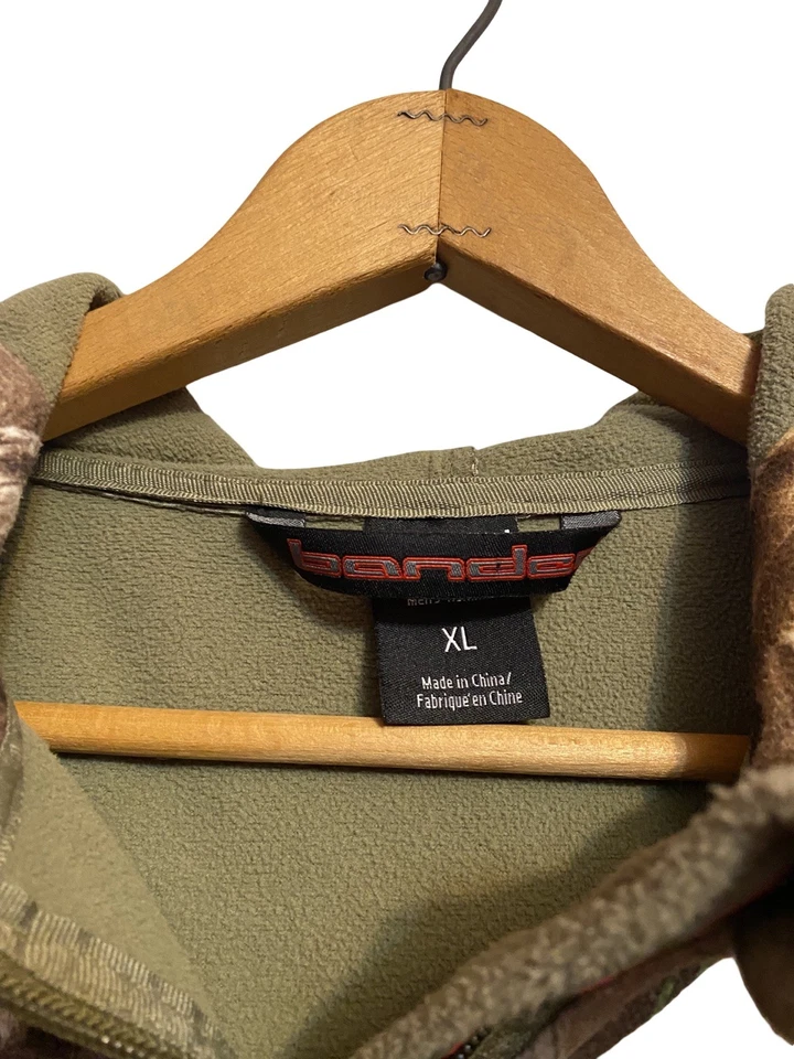 BANDED SOFT SHELL UTILITY JACKET FULL ZIP X REALTREE W/HOOD SIZE XL - Image 3 of 4