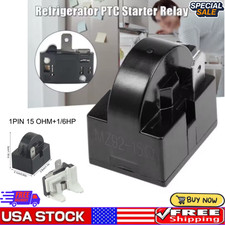 Starter Relay QP2-4.7 1 Pin 15 Ohm for Mini Fridge with Overload Protector Kit