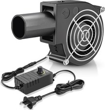 BBQ Fan Air Blower 97mm, Variable Speed Centrifugal Fans with 110V/120V AC Plug,