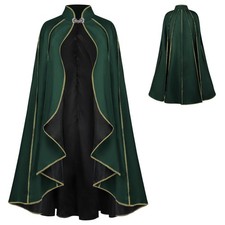 Hot Halloween Wizard Cloak Robe, Cloak Medieval Stage Costume Cosplay Party