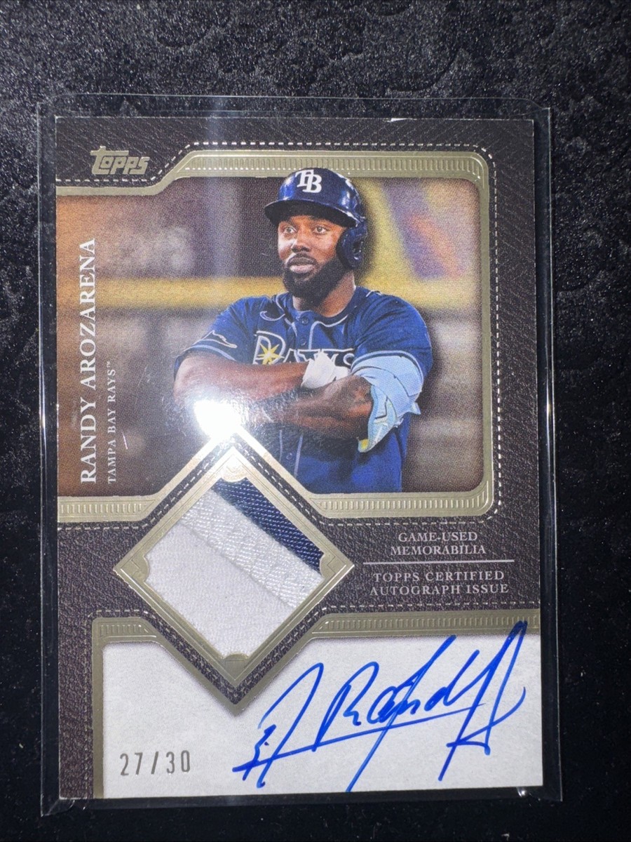 【激レア】RANDY AROZARENA オートサインRCカード 2025 Topps Series 2 Randy Arozarena Flagship Autograph Patch