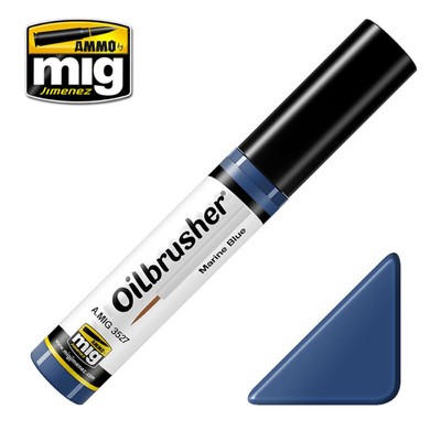 Farbe Öl Oil Brusher Blau Marine - 10ml - Ammo- Mig-3527