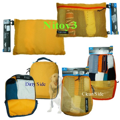 Eagle Creek Pack-It  Reveal Sack-Medium & Clean/Dirty Cube-Small Sahara Yellow