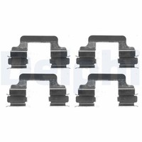 Delphi ZubehöRsatz, Scheibenbremsbelag LX0383 FüR Alfa Romeo Audi Porsche