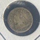 1842 seated liberty half dime five cent silver us coin