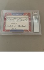 2014 Leaf Sports Icons Babe Ruth Cut Auto 1/1 Beckett HOF Testimonial Dinner