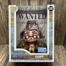 Funko Special Edition Pop Usopp #2107 Wanted Poster One Piece Animation Vinyl