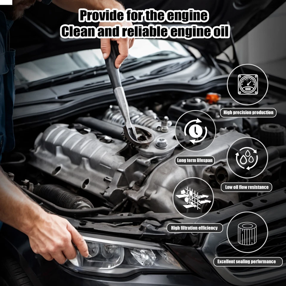 Filtro de aire del motor 16546-AA090 para Subaru 09-18 Forester 05-19 Outback Foto 3 de 4