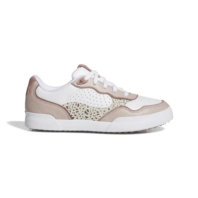 Adidas RetroCross 25 White Wonder Taupe Warm Clay Damen Golfschuhe ohne Spikes - Bild 1 von 4
