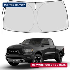 Front Windshield Sun Shade for 2024 Dodge RAM 1500 2023-2017 Foldable Sunshade P