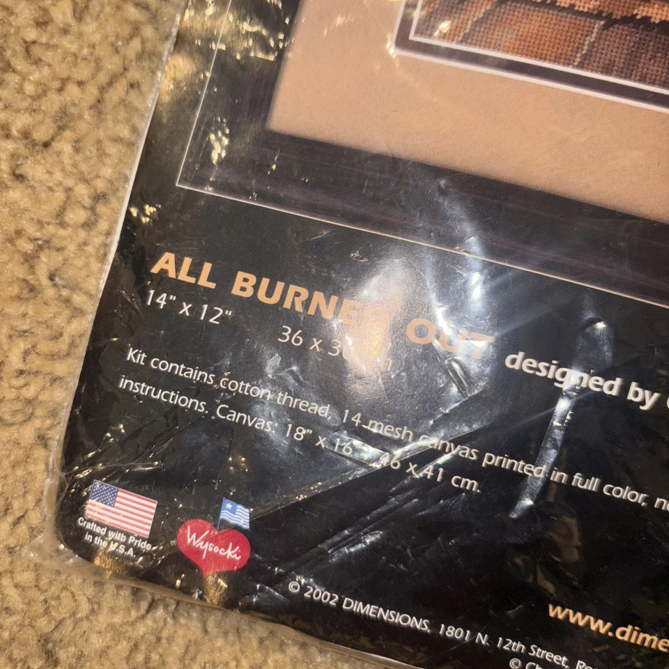 Dimensions All Burned Out Needlepoint Kit - New - Image 3 of 4
