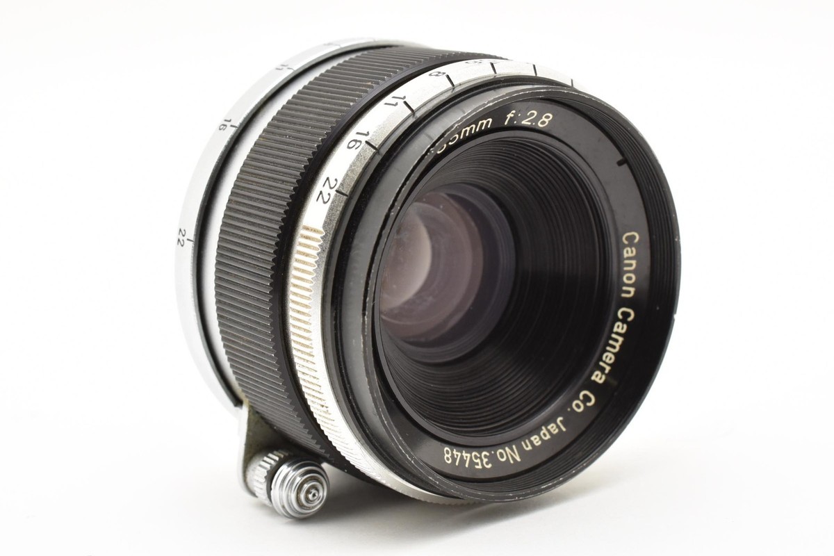 キャノン LENS 35mm f/2.8 Wide Angle MF 6818 Canon LENS 35mm f/2.8 Wide Angle MF Lens Leica L39 mount