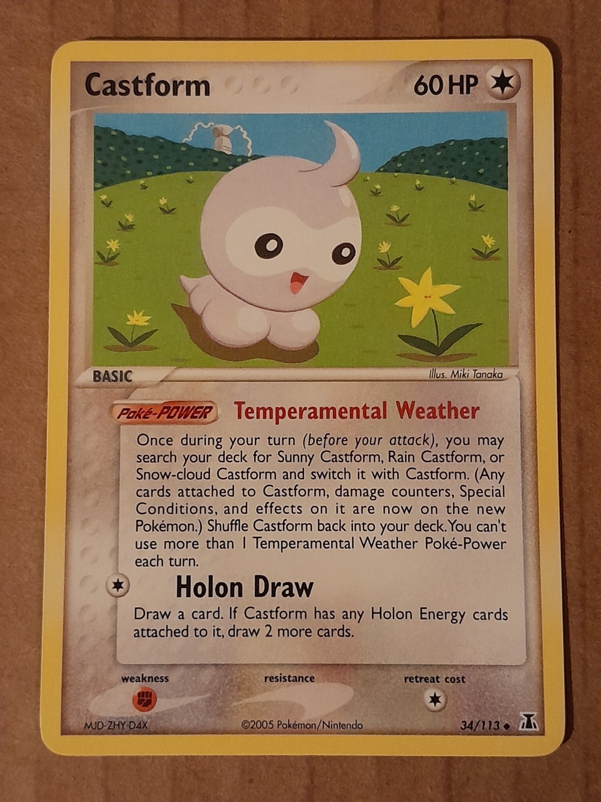 Castform 34/113 Ex Delta Species NM-Mt See Pictures