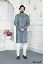 Mens Designer Wedding Bollywood Party Eid Wear Kurta Payjama Dress From India