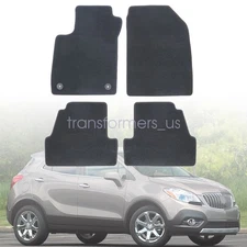 2013-2022 For Buick Encore Chevrolet Trax Front & Rear Velour Floor Mats Carpet