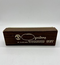Vintage Domino Set Opalene Jr. Club Size Set - 28 Dominoes Pacific Game Co.