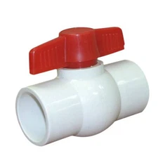 Ball Valve 1.5"  Slip x Slip, PVC
