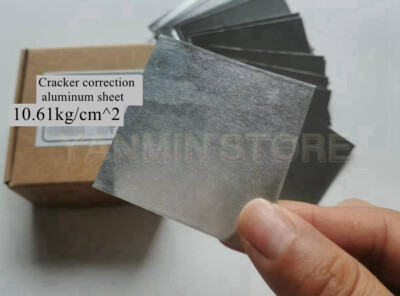 50X special calibration aluminum foil for cardboard breaker 10.61kg/cm^2 5*5cm