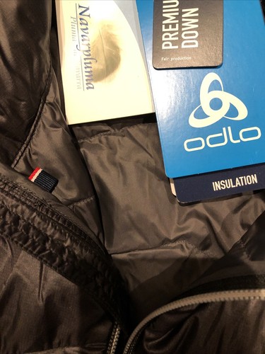 ODLO Air Cocoon Premium Daunen Bodywarmer Weste Jacke Gr. schwarz XL wasserabweisend - Bild 8 von 12