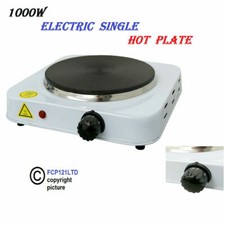 1000W Single Portable Electric Hot Plate Cooking Hob Stove Cooker Boiling Ring